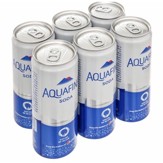  Lốc 6 Lon Nước Giải Khát Có Ga Aquafina Soda 320ml Lon 