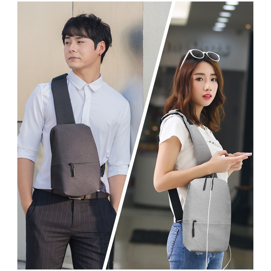 Túi Đeo Chéo Nam Nữ Vải Oxford Đẹp Phong Cách Thời Trang Hàn Quốc Senkey &amp; Style X370