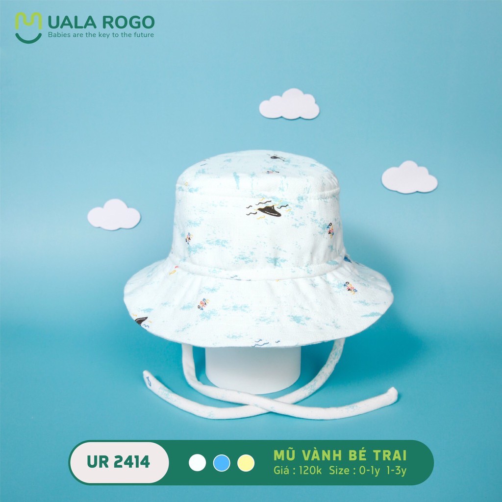 UR2413/2414 Mũ vành petit Uala Rogo che nắng cho bé (1-3T)