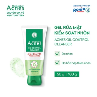 Gel rửa mặt kiểm soát nhờn ngăn ngừa mụn Acnes Oil Control Cleanser 100g