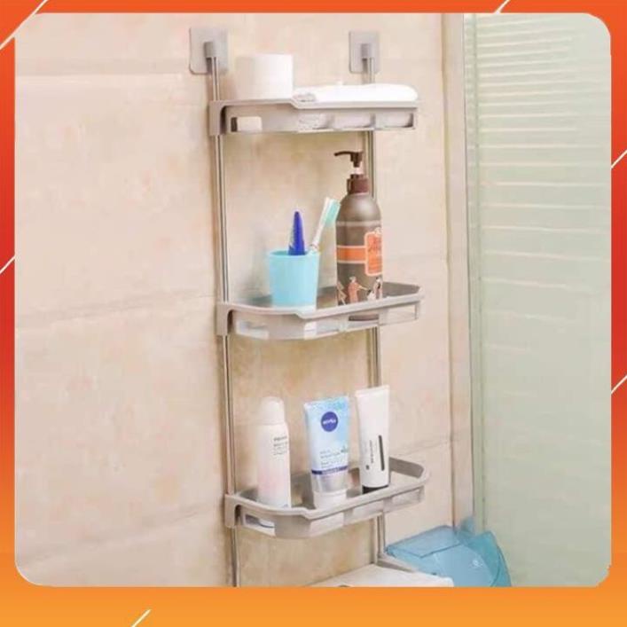 kệ để đồ toilet nhà tắm 3 tầng dán tường siêu chắc gác bồn cầu ( tuyển khách sỉ)