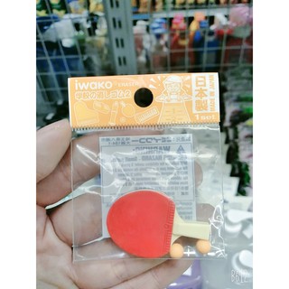 Tẩy Iwako nhập khẩu trực tiếp từ Nhật Bản ER-GAK002 tẩy gói hình vợt bóng bàn, hình sáo (1116761)