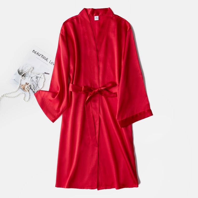 Áo Choàng Ngủ Plus size Cho Cô Dâu