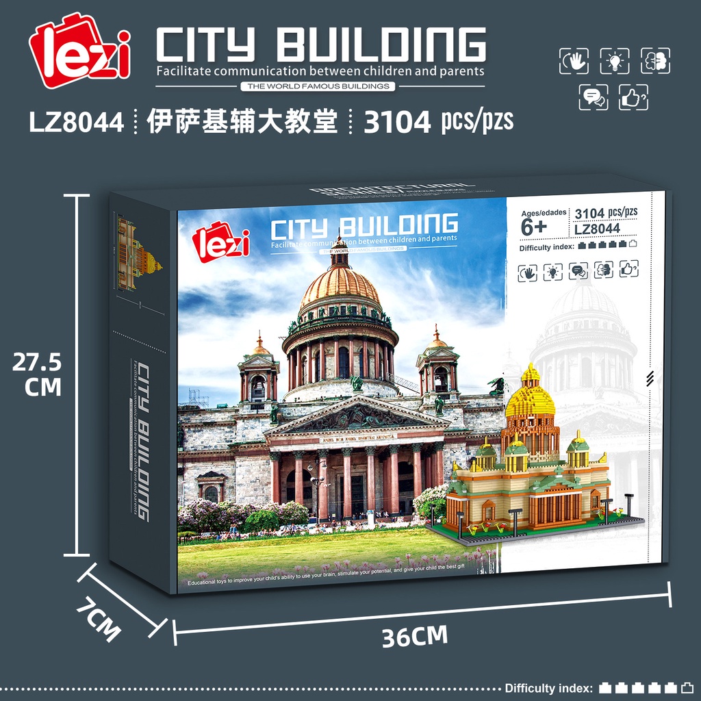 Bộ Đồ Chơi Lắp Ráp Mô Hình Tàu LZ8044 Độc Đáo Thú Vị