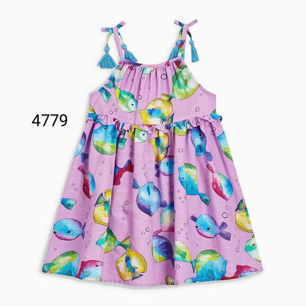 Váy 2 dây bé gái