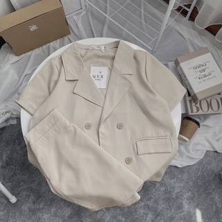 set áo blazer