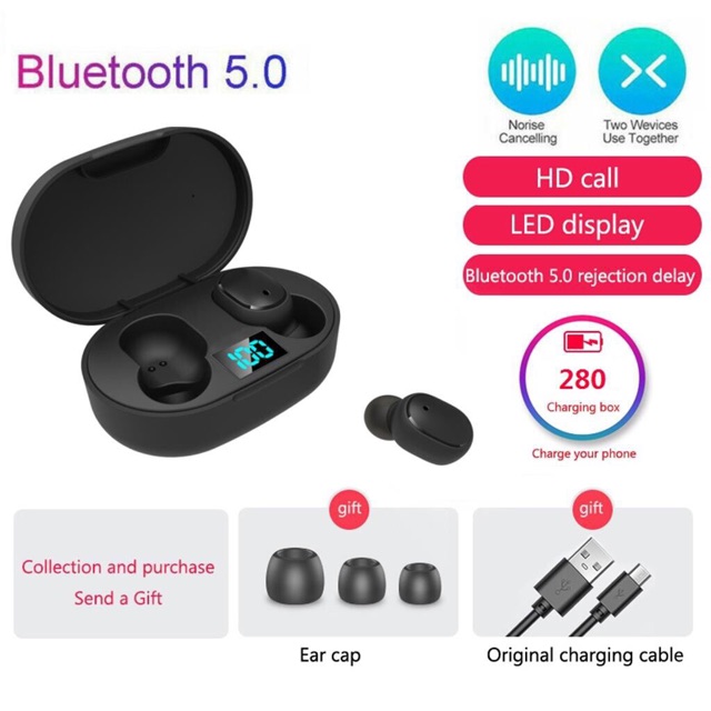 Tai nghe bluetooth redmi A6s chống ồn, chống nước cho game thủ pubg | BigBuy360 - bigbuy360.vn