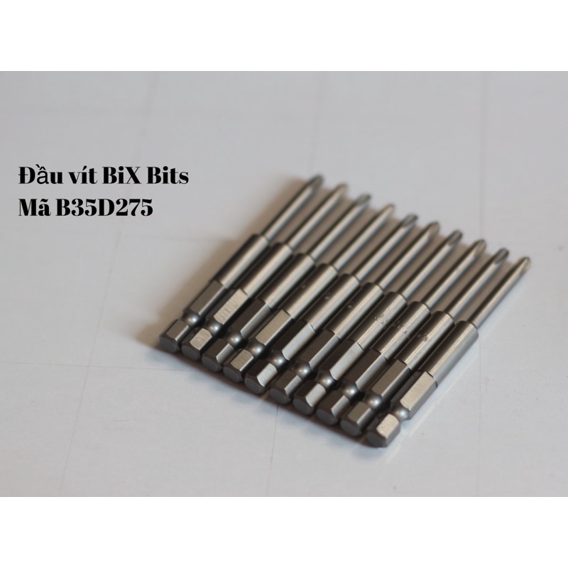 Đầu vít BiX bits Nhật Bản Cao Cấp B-35D( Hộp 10 đầu vít)
