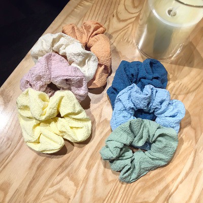 Dây Cột Tóc Cỡ Lớn Phong Cách Hàn Quốc Thời Trang Cho Nữ