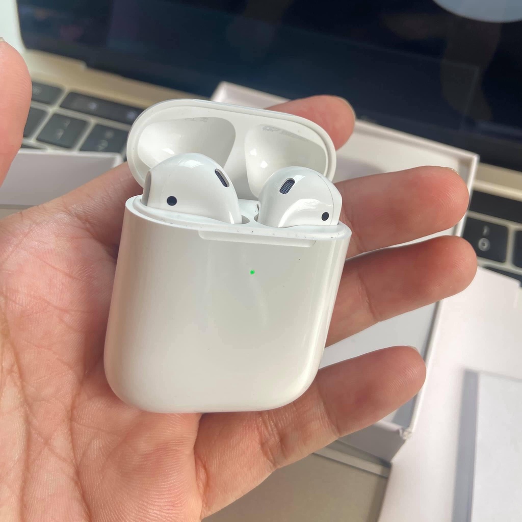 Tai Nghe Bluetooth AIRPOD 2 BẢN CAO CẤP- CẢM BIẾN HỒNG NGOẠI - PIN 5H - ĐỔI TÊN ĐỊNH VỊ CHECK IMEI         Ị