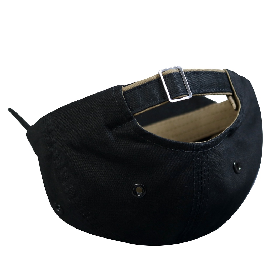 Nón kết mũ lưỡi trai nam nữ màu đen đơn giản 2 lớp dày dặn thời trang siêu HOT