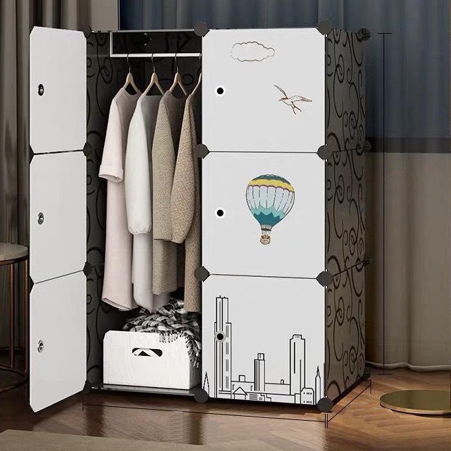 Tủ ghép đa năng 6 ô. Full phụ kiện (Đặt hàng ngay để nhận ưu đãi quà tặng)