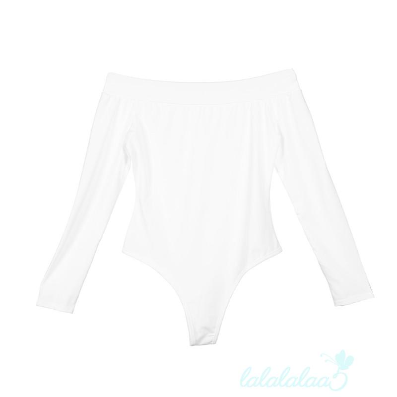 LL5-Áo liền quần trễ vai tay dài ôm dáng gợi cảm cho nữ
 | BigBuy360 - bigbuy360.vn