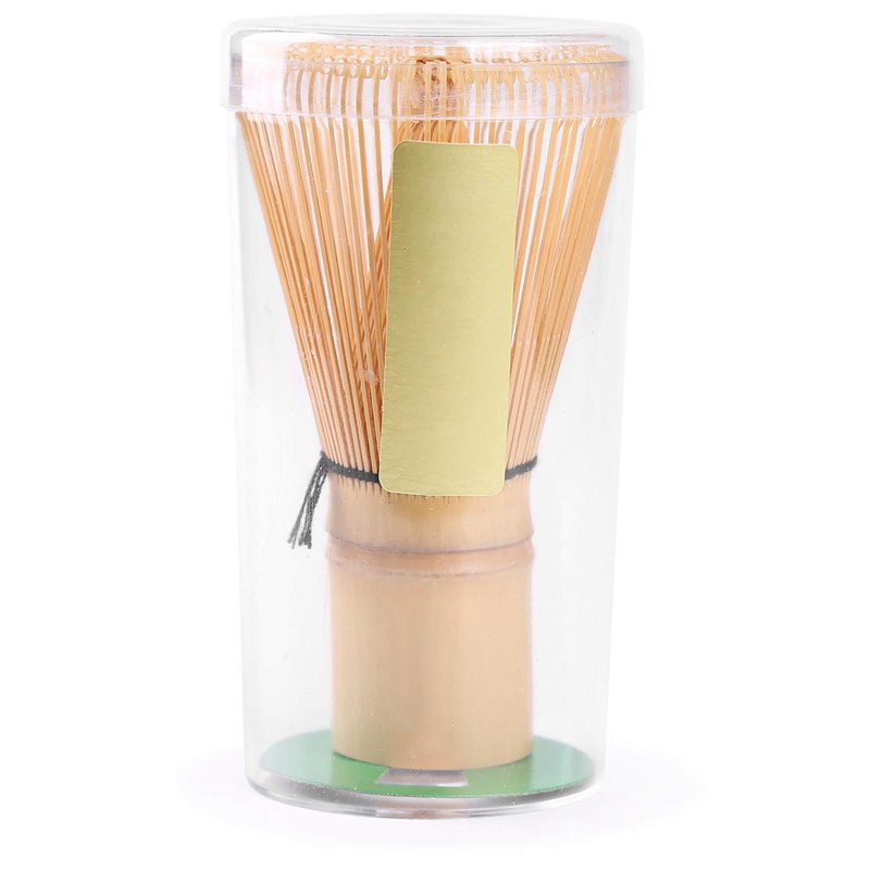 Bộ 4 dụng cụ pha trà matcha bằng tre kèm 100 giá đỡ tiện dụng