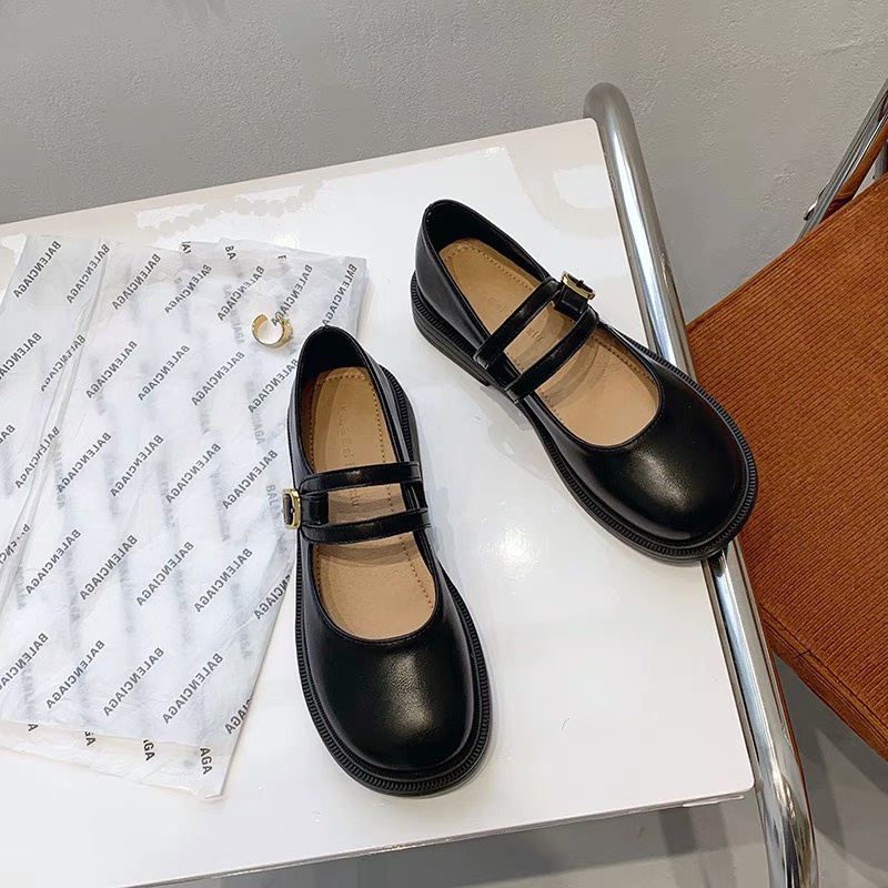 [KHUYẾN MẠI LỚN] Giày LOLITAS da mềm quai ngang kép mẫu mới xinh xắn