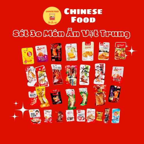Sét 30 Món Ăn Vặt