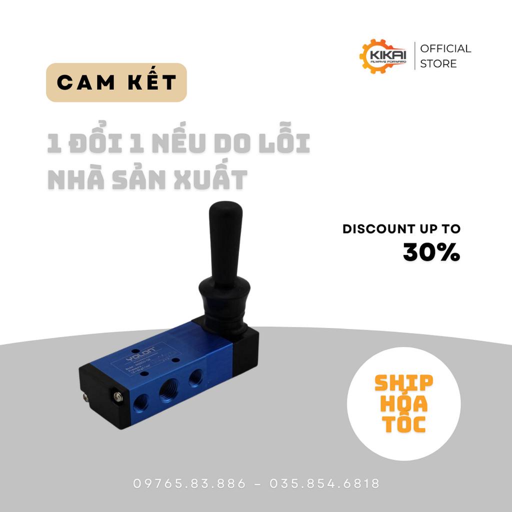 Van gạt tay khí nén đảo chiều 5 cổng 2 vị trí 4H210-08/10 chất lượng tốt vỏ hợp kim nhôm