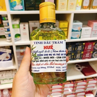 Tinh dầu tràm Huế 100ml y hình- Tinh dầu tràm Huế nguyên chất