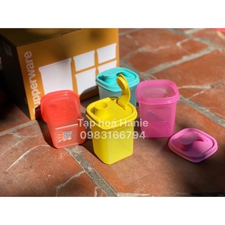 Set 4 bình slim tupperware 350ml