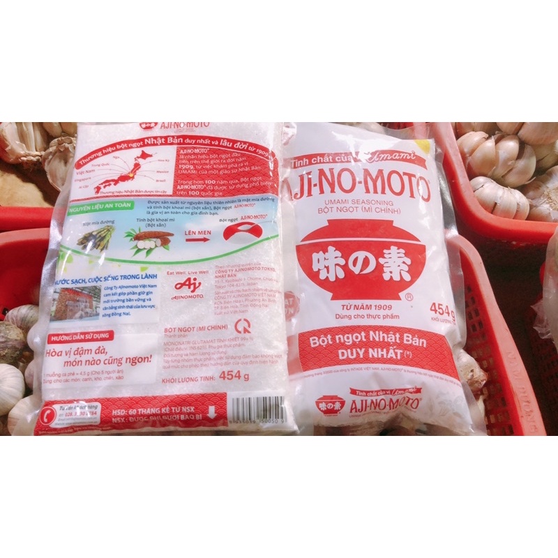Bột ngọt Ajinomoto 454gr, 1kg