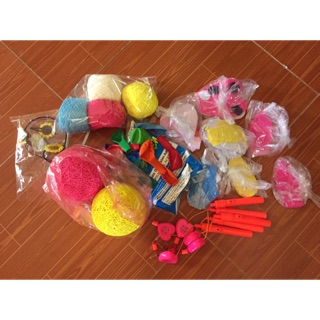 Nguyên liệu làm lồng đèn len handmade
