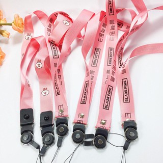 Dây Đeo Thẻ, Đeo Điện Thoại Black Pink