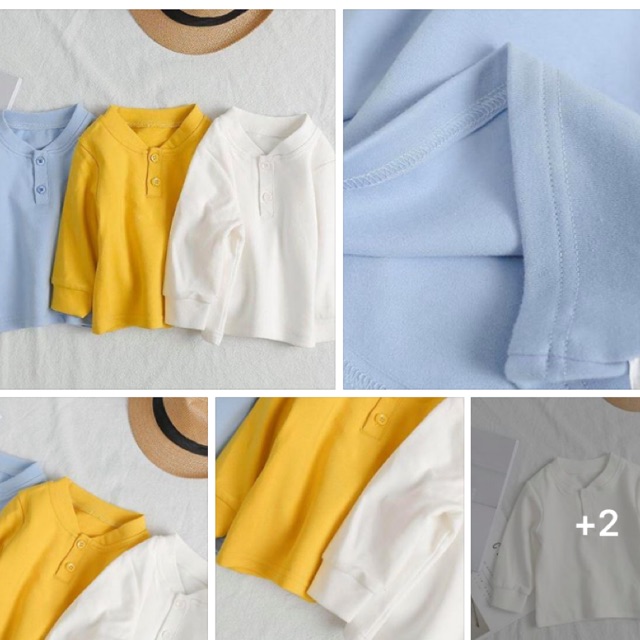 ÁO THUN TRƠN CỔ KHUY BASIC