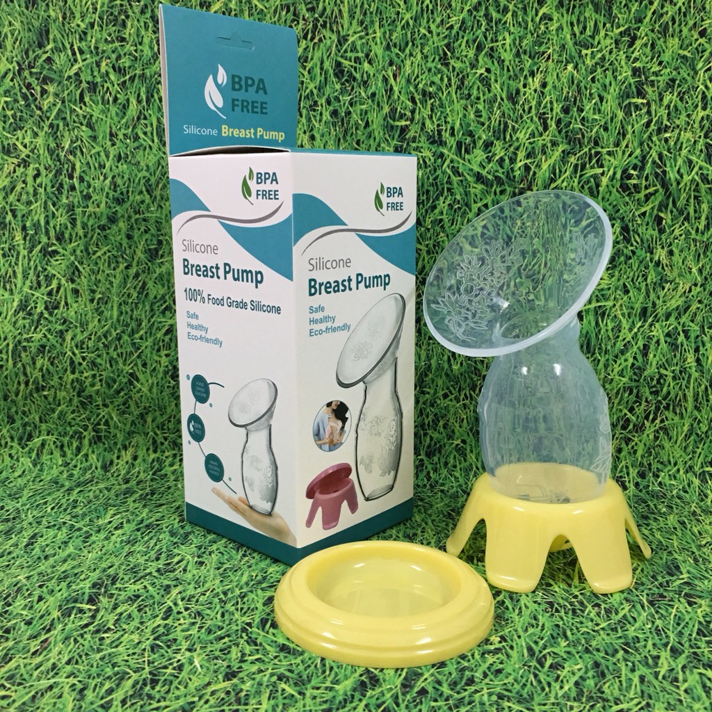 Cốc hứng sữa silicon giúp mẹ hứng sữa an toàn tiện lợi