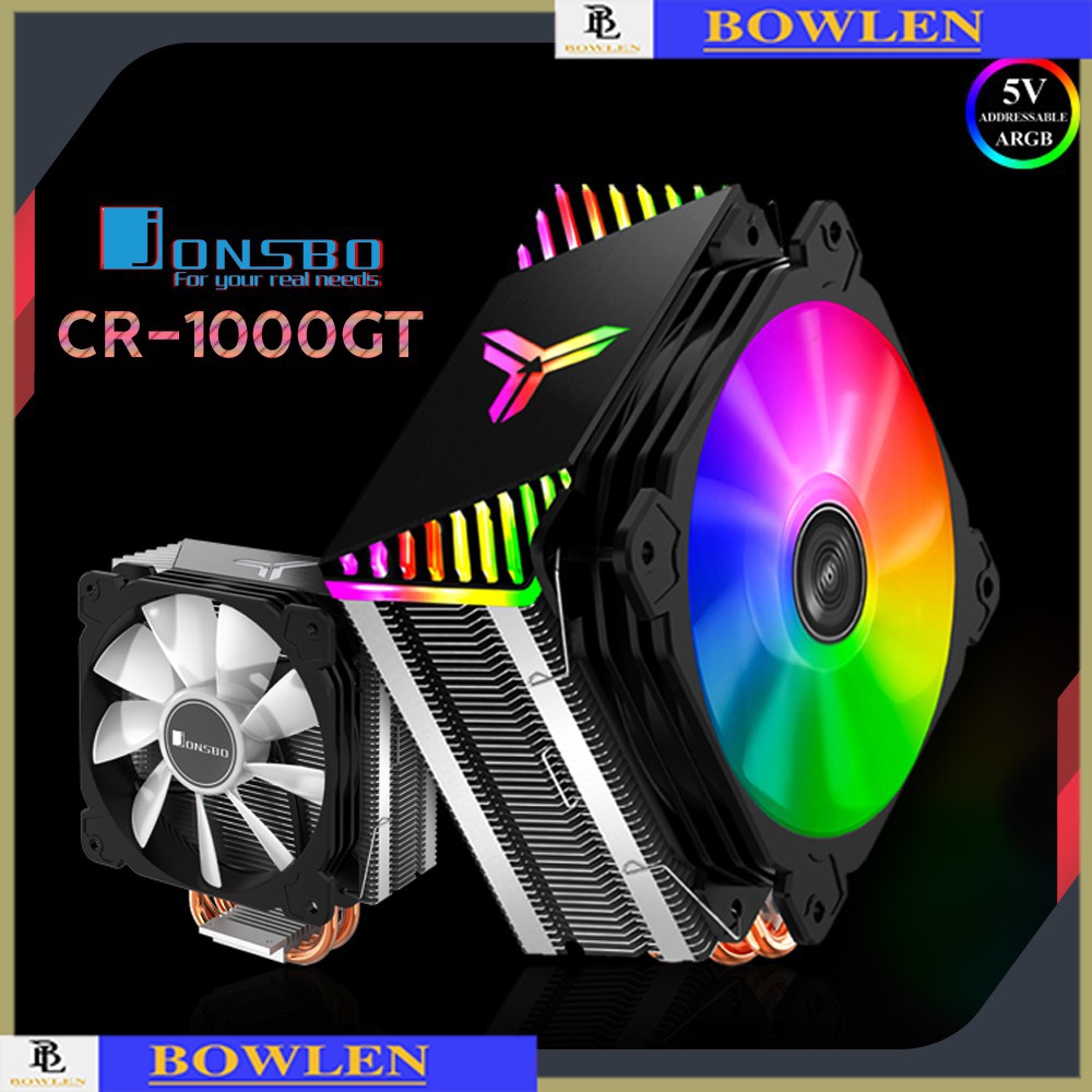 Tản Nhiệt Khí, Tản Nhiệt CPU Hiệu Xuất Cao Jonsbo CR-1000GT Led A-RGB Sync - Tặng kèm keo tản nhiệt