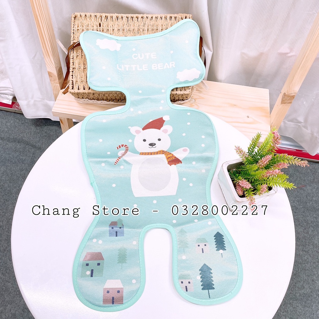 Lót xe đẩy điều hòa 3d cho bé