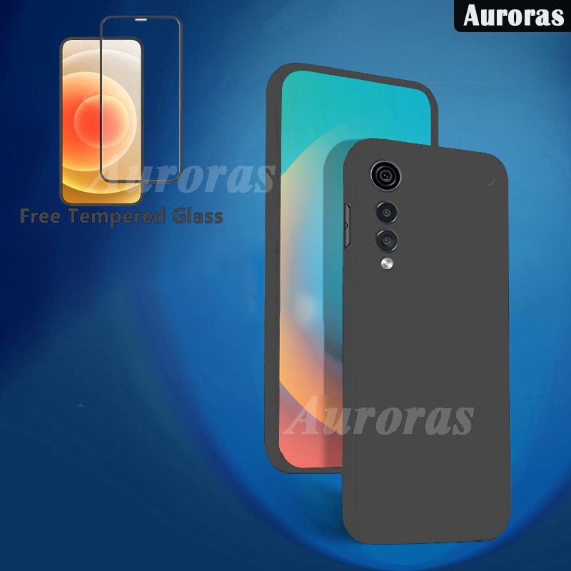 1 Ốp Điện Thoại Mềm Kèm Kính Cường Lực Cho lg velvet 5g v50 thinq lg velvet 5g g8 v60 thinq