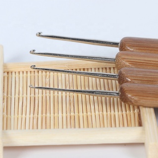 Kim móc len cán gỗ lẻ các size từ 1mm-3mm, cán dẹt