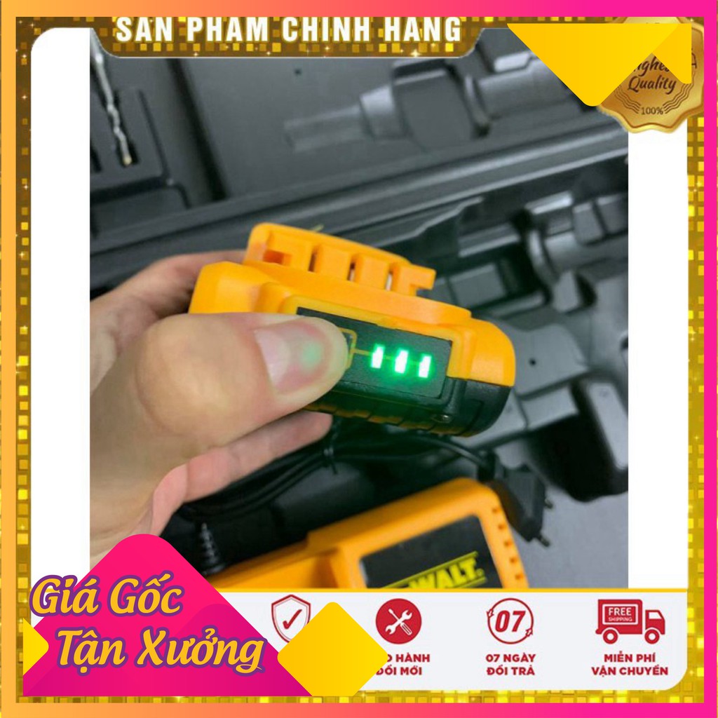 [ GIÁ HỦY DIỆT ]  Máy Khoan dewalt 28V 3 chức năng có búa ( hàng Chuẩn loại 1 ) tặng 3 mũi khoan