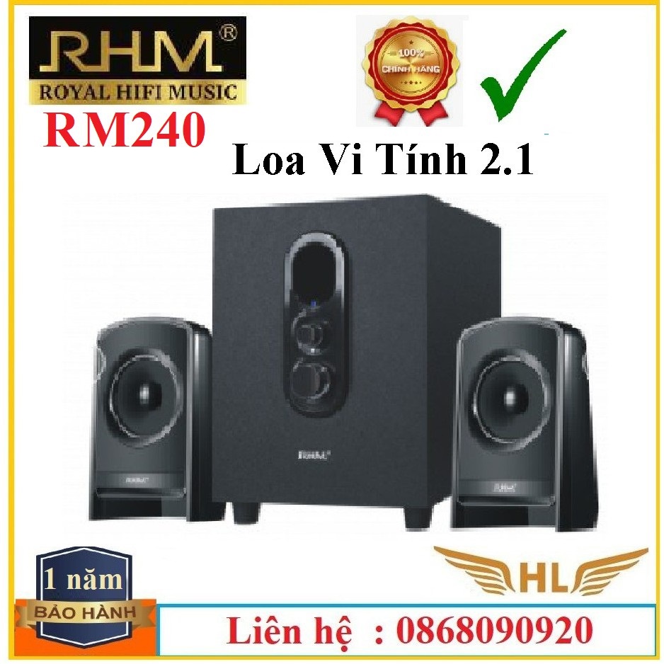 Loa Vi Tính Fenda 2.1 A110 Công Xuất 35W, Loa Máy Tính 2.1 RHM RM240 (10W+5WX2) -Hàng Chính Hãng