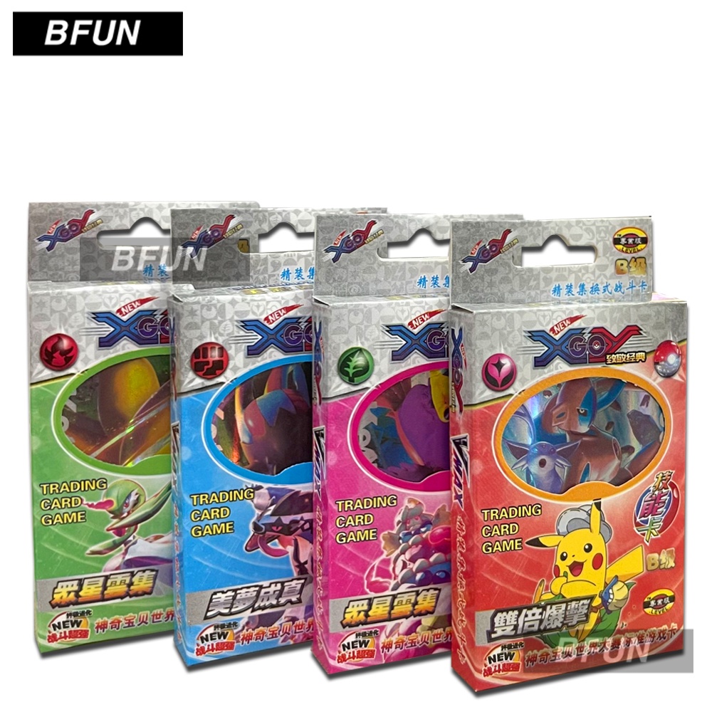 Bộ Thẻ Bài Pokemon - 37 Thẻ Bài Game Card, Giấy Cứng Cao Cấp - Đồ Chơi Trẻ Em Bfun