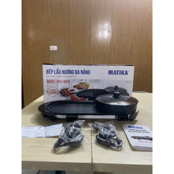 BẾP LẨU NƯỚNG 2 TRONG 1 MAKITA 6929 hàng chính hãng _lỗi 1 đổi 1
