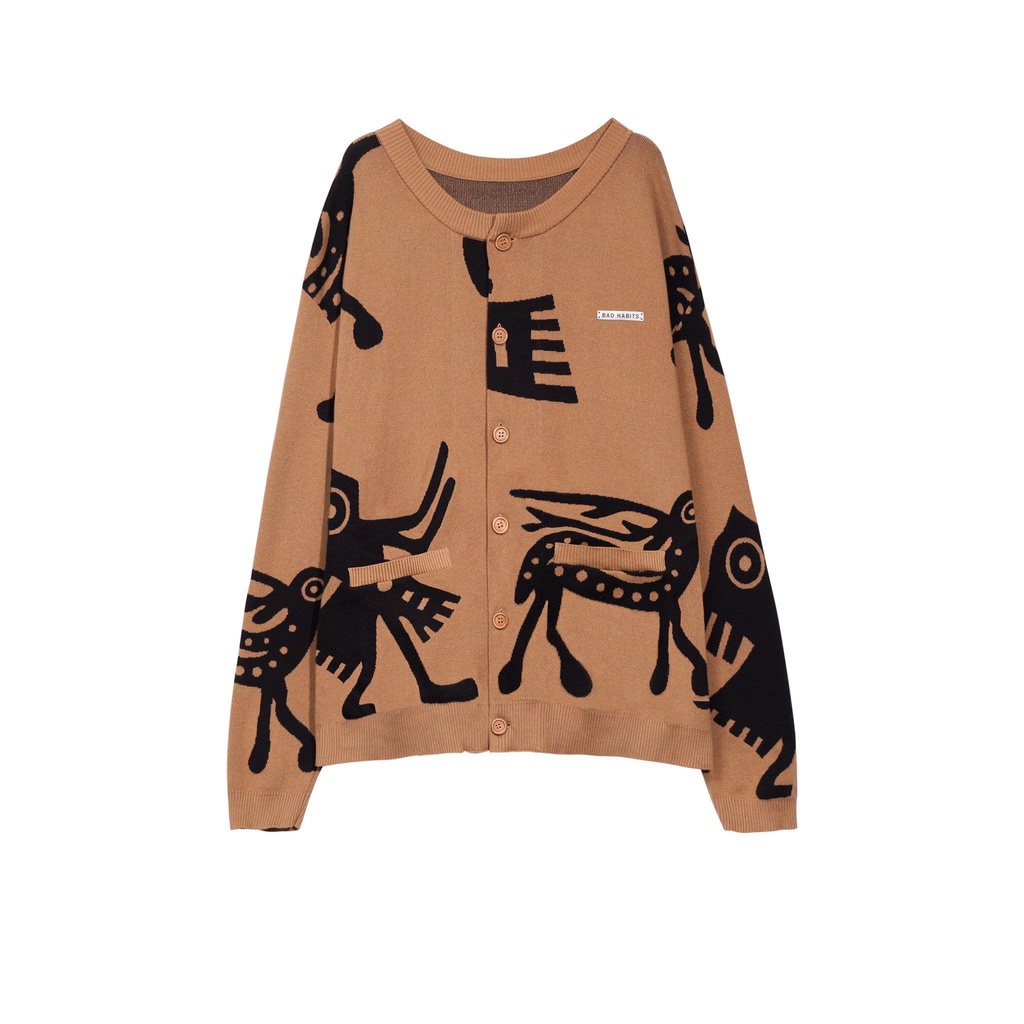 Áo Khoác Len Bad Habits LẠC CARDIGAN - Local Brand Chính Hãng