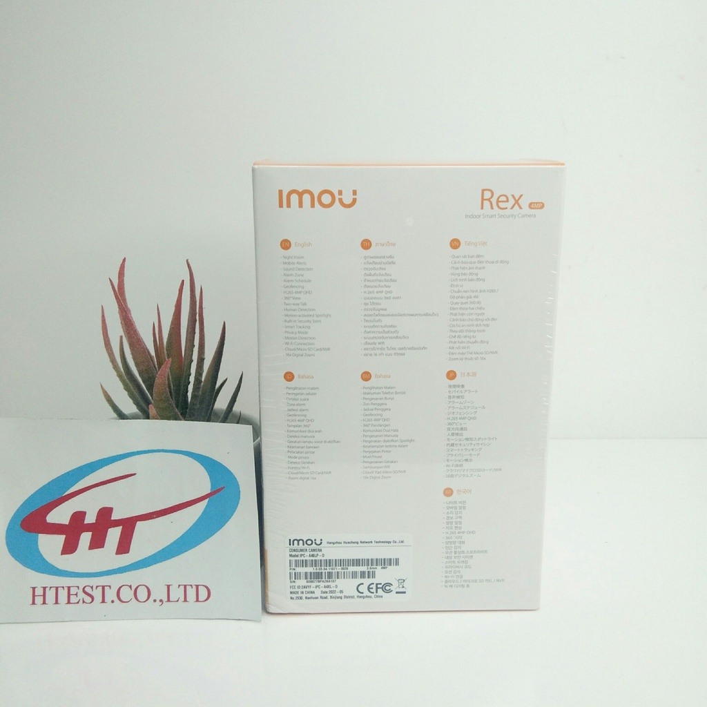 Camera Imou Rex 4MP (A46446LP-D) wifi, Mic, đàm thoại - Hàng chính hãng