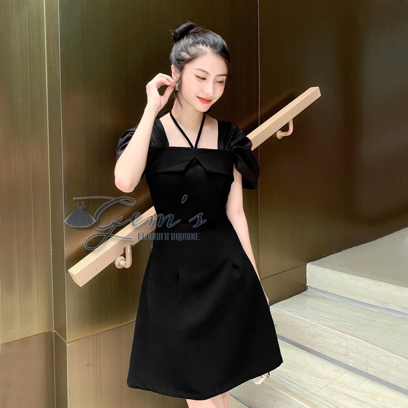 VÁY ĐẦM DÁNG XOÈ NHẸ TAY RỦ ĐIỆU ĐÀ