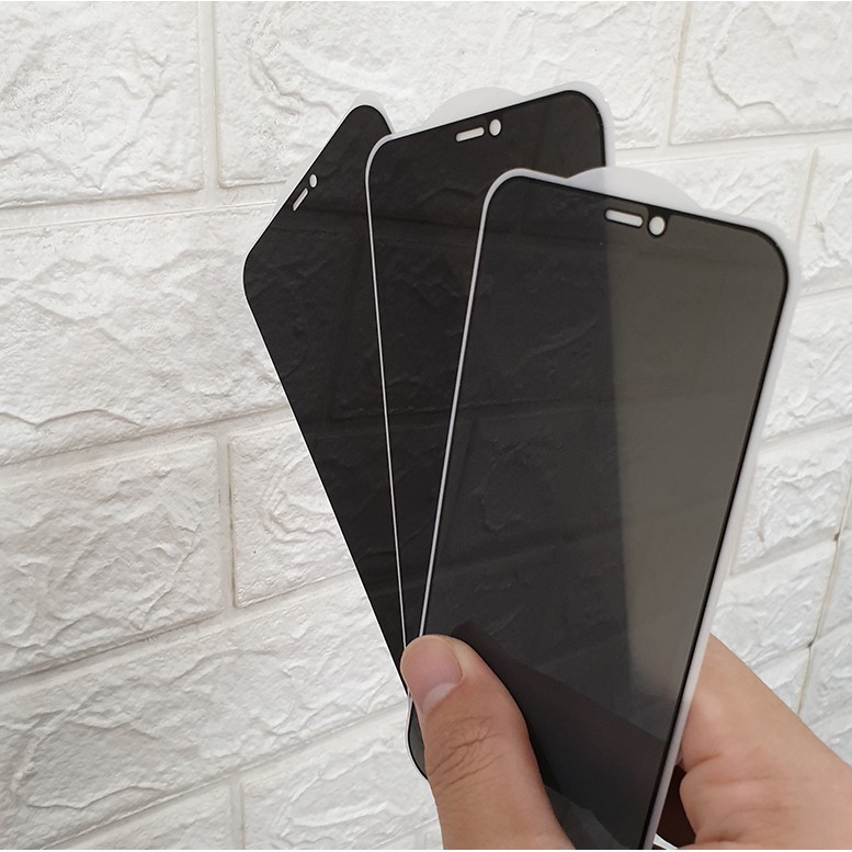 Dán cường lực phủ màn hình chống nhìn trộm iPhone 12 Mini 15 Pro Max 14 Pro Max 15 Plus 12 Pro Max 13 Mini 13 Pro Max