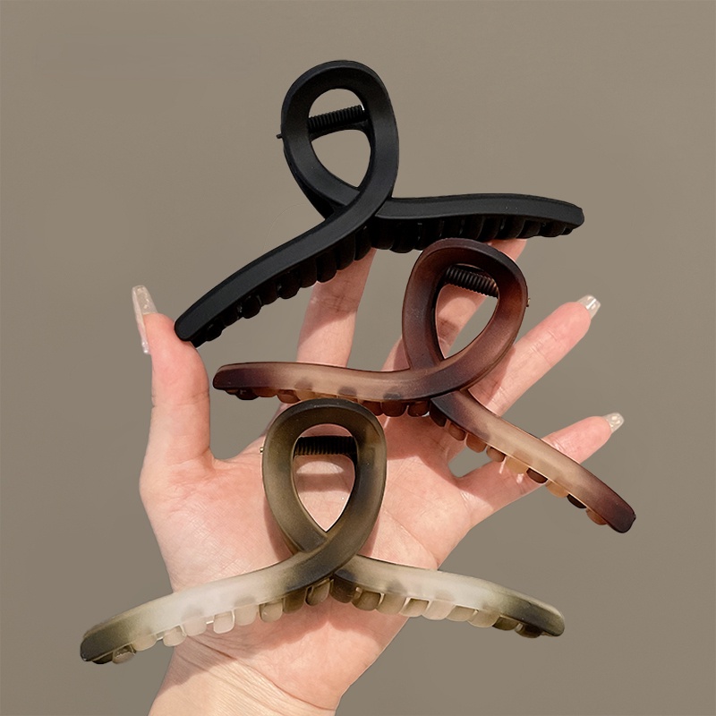 Kẹp Tóc Cỡ Lớn Thiết Kế Đơn Giản Thời Trang Hàn Quốc Xinh Xắn