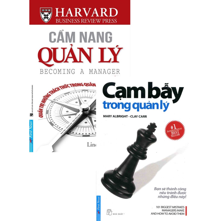 Sách - Combo Cạm Bẫy Trong Quản Lý + Cẩm Nang Quản Lý (Bộ 2 Cuốn)