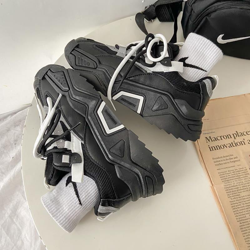 Giày Thể Thao Nữ thời trang MWC giày sneaker đế cao 2 màu cá tính siêu HOT NUTT- 0525