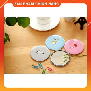 [HÀNG CHÍNH HÃNG] Gương tròn trang điểm mini cầm tay hàn quốc bỏ túi