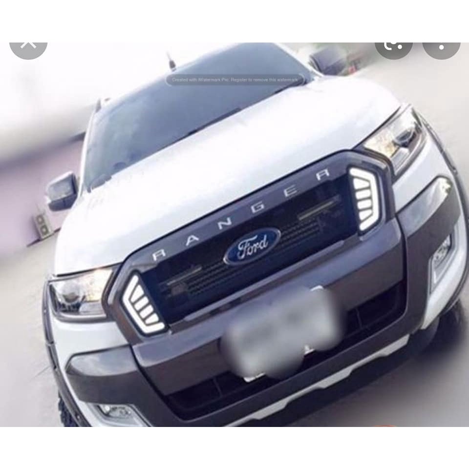 Đèn Led DRL hốc mặt ca lăng xe Ford ranger có  2 chế độ
