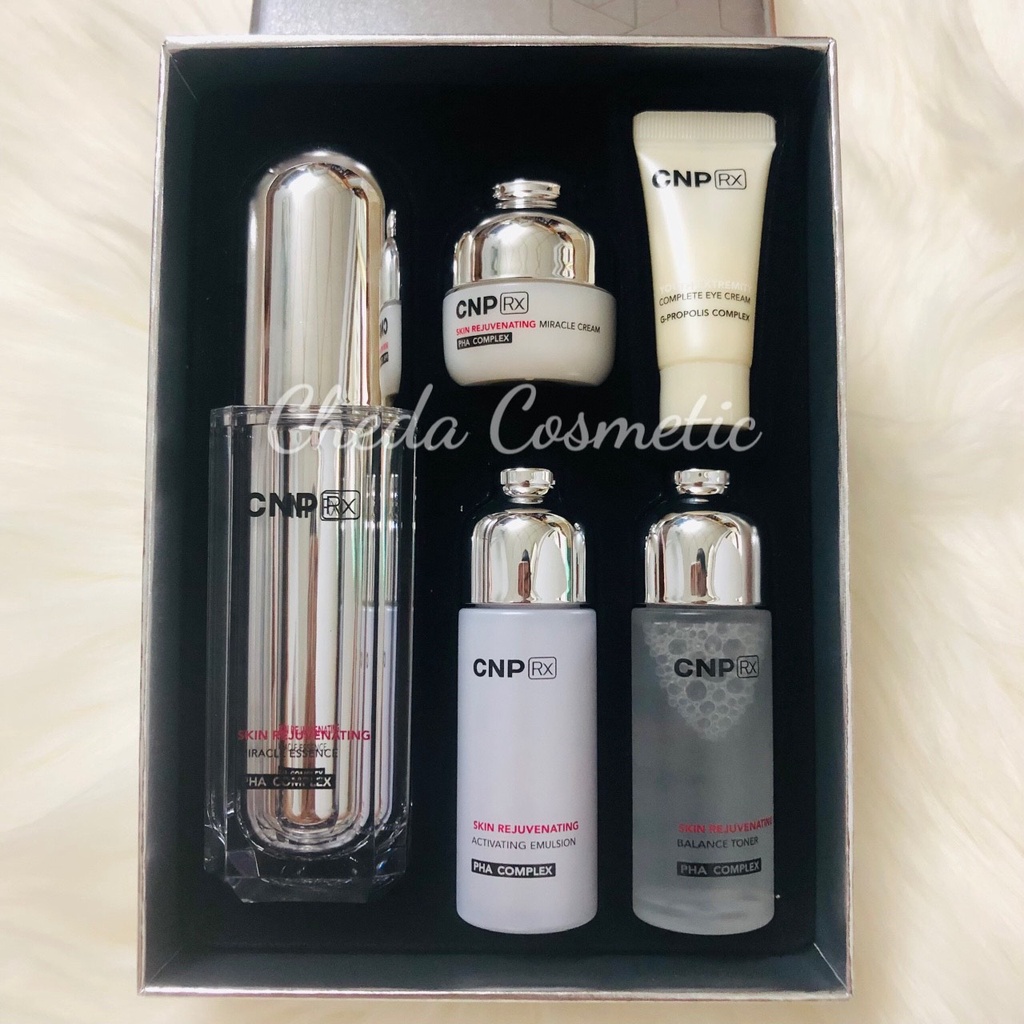 Set Tinh Chất Truyền Trắng CNP Rx Miracle Essence Speacial Set.