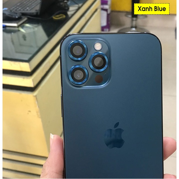 IPHONE 12 PROMAX ỐP VIỀN KÍNH BẢO VỆ CAMERA( VIỀN KIM LOẠI) CAO CẤP