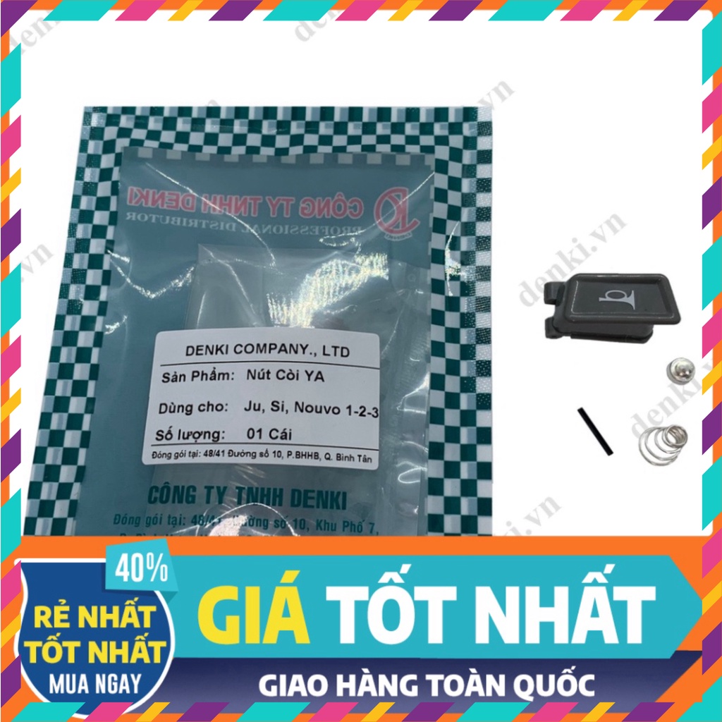 DENKI Nút Công Tắc  Yamaha Sirius, Jupiter, Taurus, Exciter 135, Nouvo DENKI Loại