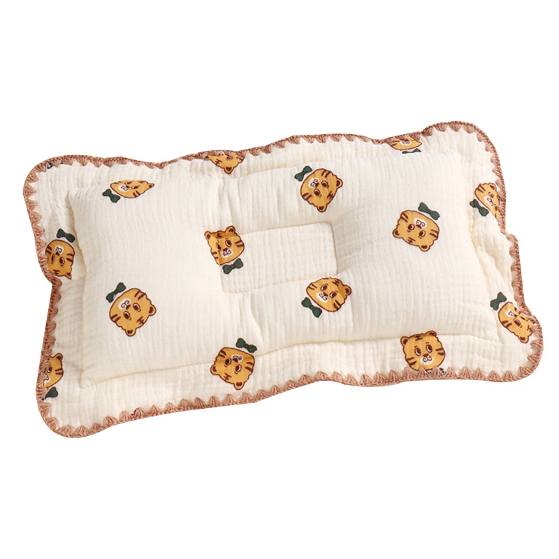 Gối Ngủ Cố Định Đầu Chống Lăn In Họa Tiết Hoạt Hình Cho Bé Sơ Sinh