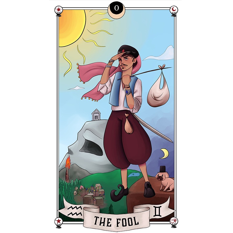 Bộ Bài Auset Gypsy Tarot (Mystic House Tarot Shop) - Bài Gốc Authentic Chính Hãng 100%